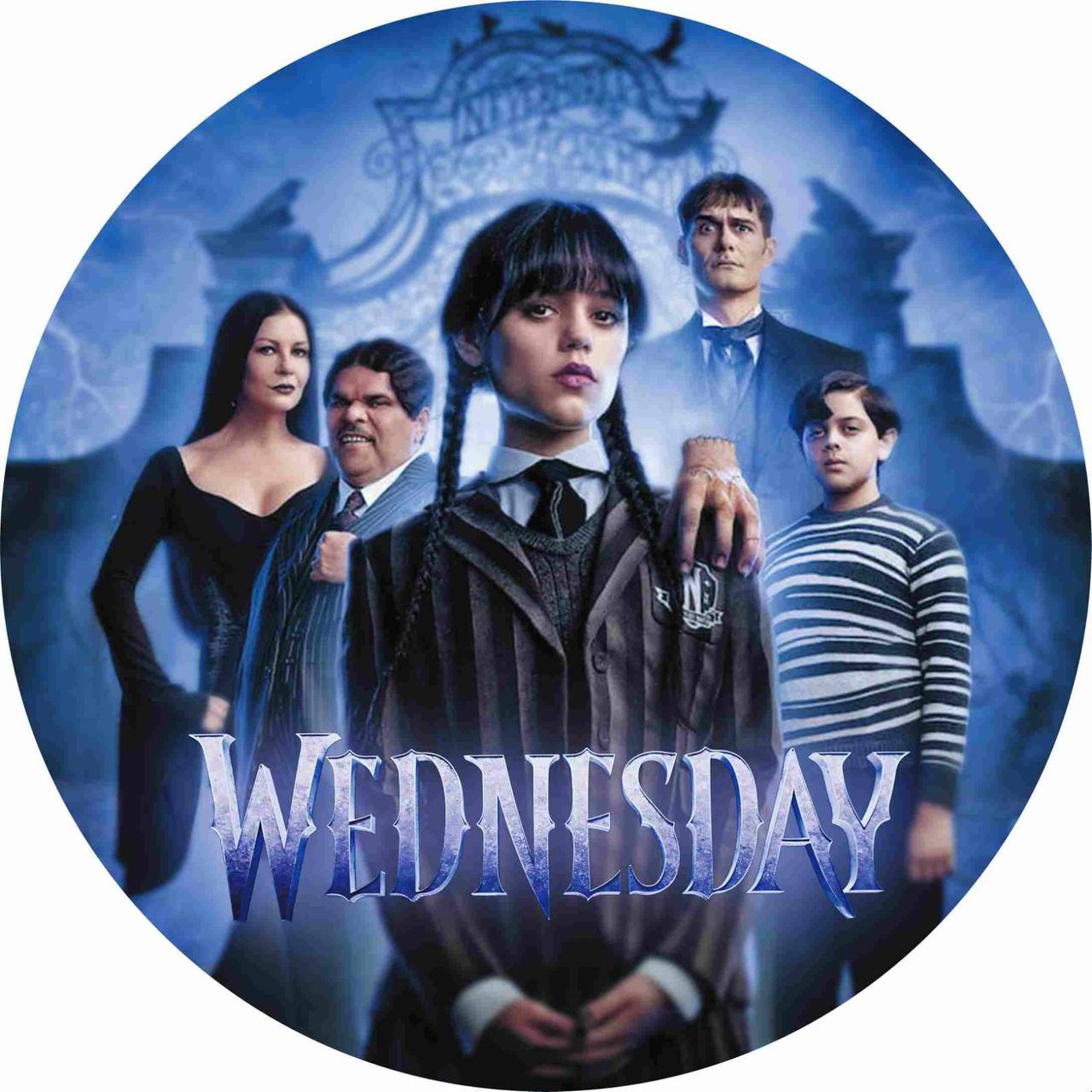 Тарілки паперові одноразові дитячі "Wednesday". 18 см.10 шт.