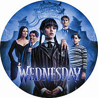 Тарілки паперові одноразові дитячі "Wednesday". 18 см.10 шт.