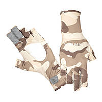 Перчатки Simms Bugstopper Sunglove Woodland Camo Sandbar для рыбалки и активного отдыха (размер L)