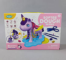 Істо для ліплення Поні 808-64 "Єдиноріг", молди, 4 кольори тіста, у коробці