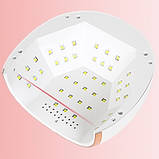 UV/LED лампа T12 для сушіння гель лаку та гелю LED з дисплеєм 158 Вт., фото 8