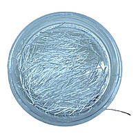 Декор для дизайну нігтів нитки білі