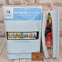 Набір для вишивання хрестиком з друкованою схемою на тканині Joy Sunday Дванадцять красунь R157