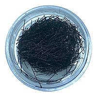 Декор для дизайну нігтів нитки чорний