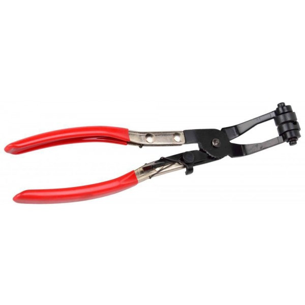 Щипці з шарнірним захоплювачем для хомутів (вигнуті) 220 мм Rewolt T4089, фото 1