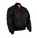 Тактична куртка Mil-tec MA1 Flight Jacket (Bomber) Black 10402002-XS, фото 2