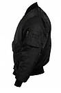 Тактична куртка Mil-tec MA1 Flight Jacket (Bomber) Black 10402002-XS, фото 4