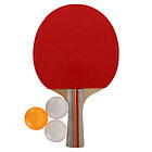 Набір для настільного тенісу Cima Table Tennis 8907 1 ракетка + 3 м'ячі, фото 2