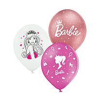 Латексні кульки "Барбі" мікс хром і пастель Belbal