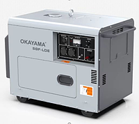 Дизельный генератор OKAYAMA DG - 8000SS (6.5 - 7 кВт, медная обмотка, электростартер)