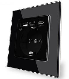 Розетка електрична Delvir, 16 А, з usb-портами, 5 В, 2100 мА