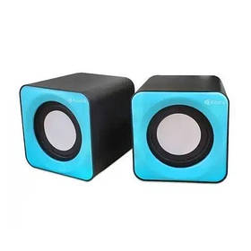 Комп'ютерні колонки Kisonli V310 2.0 1W Blue-Black (3_02890)