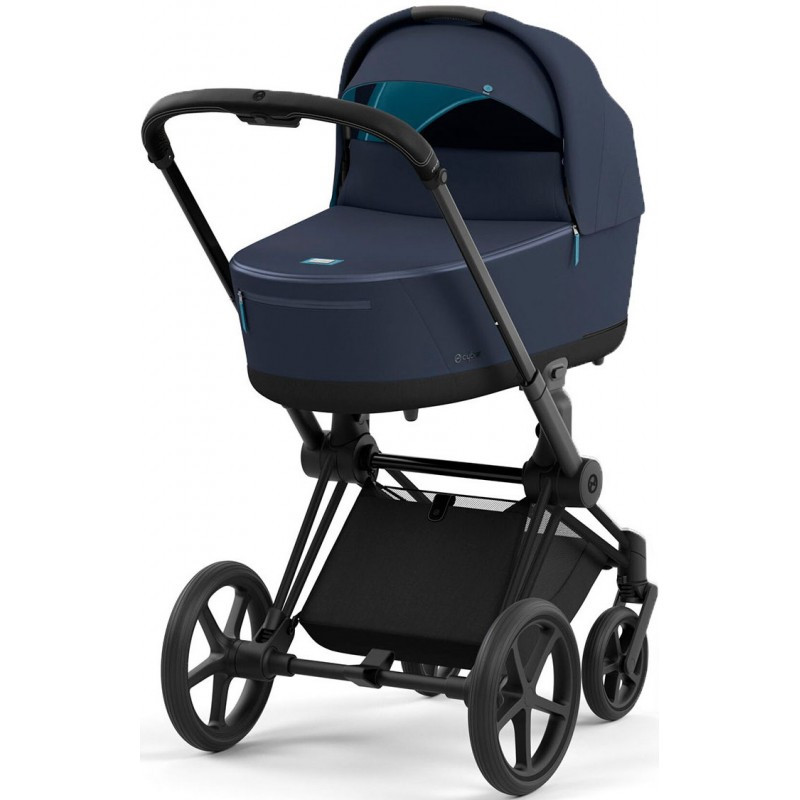 Cybex Priam 4.0 коляска 2 в 1 Dark Navy шаси Matt Black - фото 2 - id-p1911837242