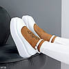 Білі шкіряні туфлі на шлейці натуральна шкіра на невеликій платформі lolita style, фото 4