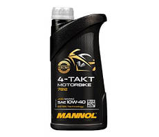 Моторна олива мото MANNOL 7812 4-Takt Motorbike 10W-40 1L