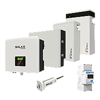 Комплект Solax 2.3: Однофазный гибридный инвертор на 7,5 кВт, с АКБ на 11,6 кВт*ч L2