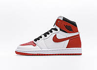 Jordan 1 Retro White/ University Red 40 m