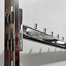 Флейта Кронштейн в Рейку 10 штирів 40 см овальна хромована, фото 2