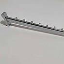 Флейта Кронштейн в Рейку 10 штирів 40 см овальна хромована, фото 5