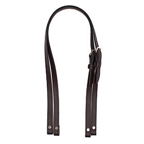 Ремені для рюкзаків двохшарові з регулюванням на винтах, (80*1,5 см), колір Шоколадний