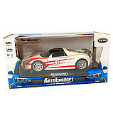 Машинка металева дитяча Porsche, Порше, білий з червоним, світло, звук,інерція,відкриваються двері, капот, 1:32, 15*7*6см, (68791), фото 7