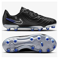 Бутси дитячі Nike JR Tie LEGEND 10 CLUB FG/MG DV4352-040, Чорний, Розмір (EU) — 36