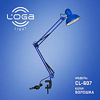 Настольная лампа со СТРУБЦИНОЙ CL-607 "Василёк" (ТМ LOGA Light)