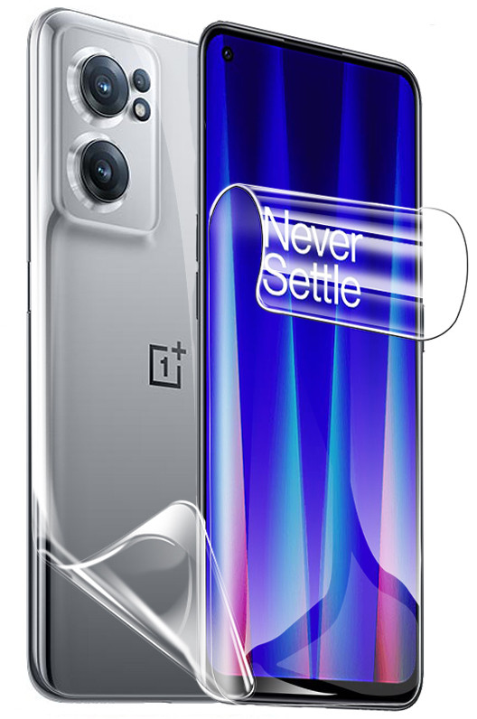 Гидрогель защитная пленка  OnePlus смартфонов комплект на экран и заднюю крышку  Защитная пленка, фото 1