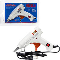 Пістолет для сухого клею 2-26 "Zhong" білий 20w