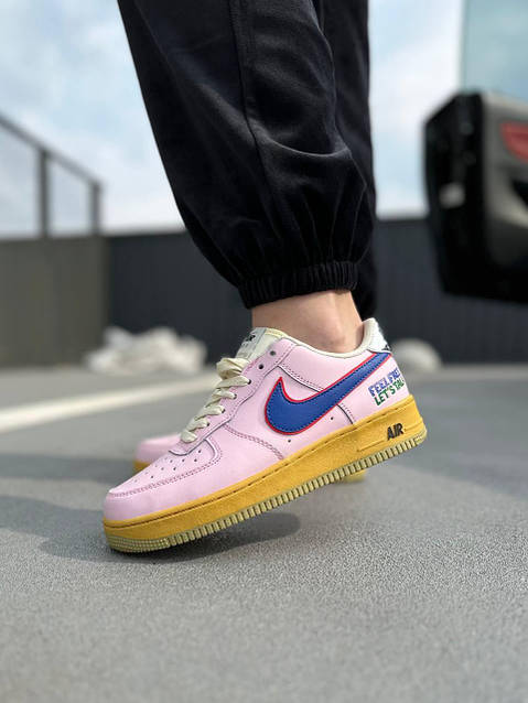 Nike air force 1 pink trainers deals