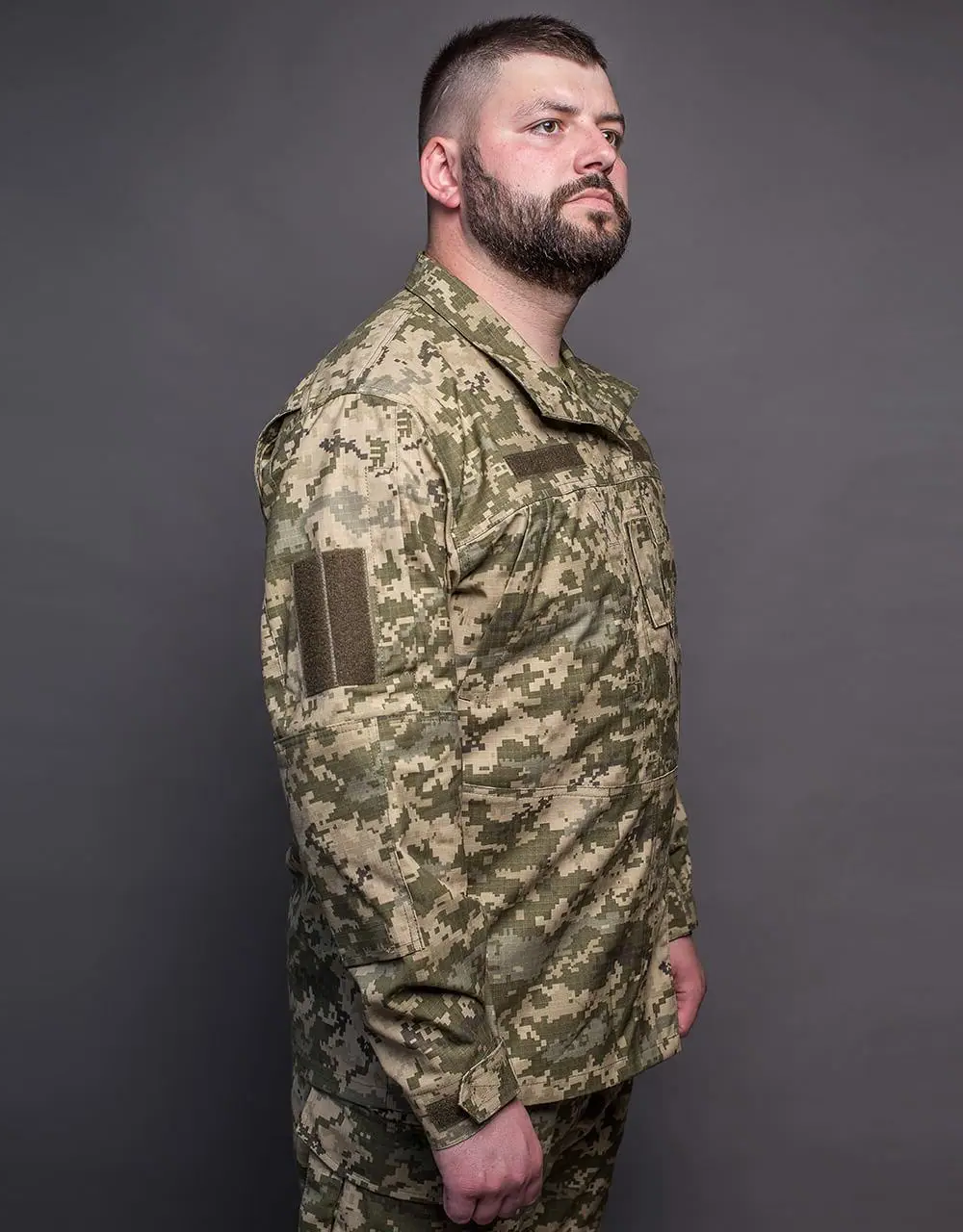 Кітель тактичний камуфляжний для ЗСУ Штурмовий кітель Ріп Стоп М14 піксель MILIGUS р. XL Long