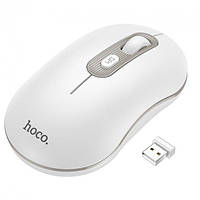 Мышка беспроводная HOCO GM21 Platinum 2.4 G business wireless mouse white/gray