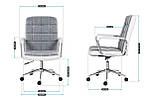 Крісло офісне Markadler Future 4.0 Grey Mesh тканина, фото 11