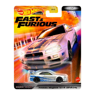 Машинка Premium Hot Wheels Nissan Skyline GT-R (BNR34) Fast