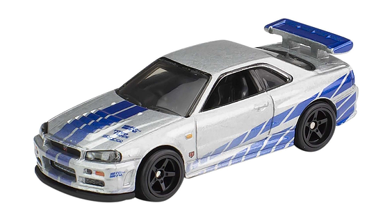 Машинка Premium Hot Wheels Nissan Skyline GT-R (BNR34) Fast