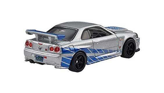 レア HOTWHEELS NISSAN SKYLINE GT-R BNR34 Hot Wheels Nissan Skyline GT-R BNR34 Brian O'Conner Fast