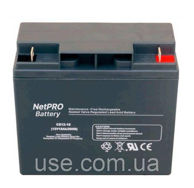 Акумулятор для детского квадроцикла, тяговий 12 V 18 Ah, ач, ампер годин, мототехніки, AGM, VRLA