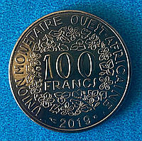 Монета Западной Африки 100 франков 201719 гг.
