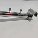 Флейта Кронштейн на Поперечину 7 штирів 30 см хромована труба, фото 2