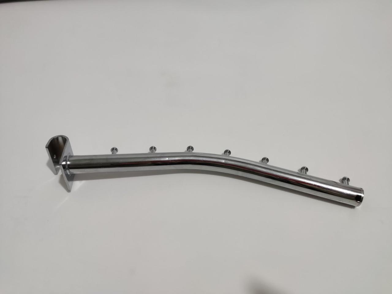 Флейта Кронштейн на Перемычку 7 штырей 30 см труба хромированная - фото 4 - id-p167057345