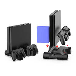 Універсальна док - станція DOBE TP4-0406 для PS4/PS4 Slim/PS4 Pro з охолодженням, Black