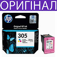 Картридж HP 305 Color для принтера Deskjet 2320/2710/2720/4120, кольоровий, оригінальний