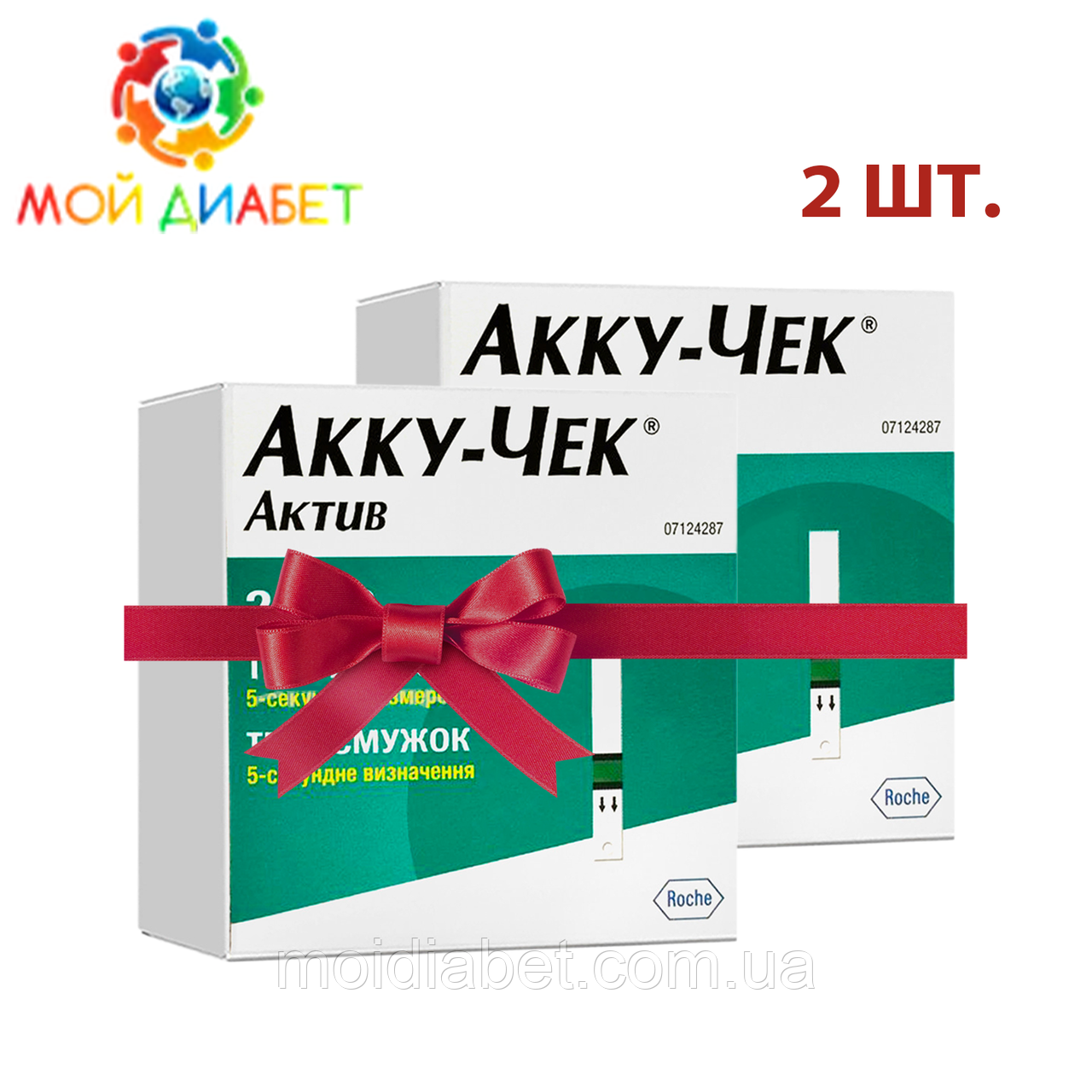 Тест-смужки Accu-Chek Active 100 шт. 2 паковання