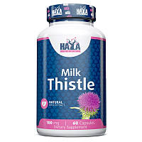 Натуральная добавка Haya Labs Milk Thistle 100 mg, 60 капсул