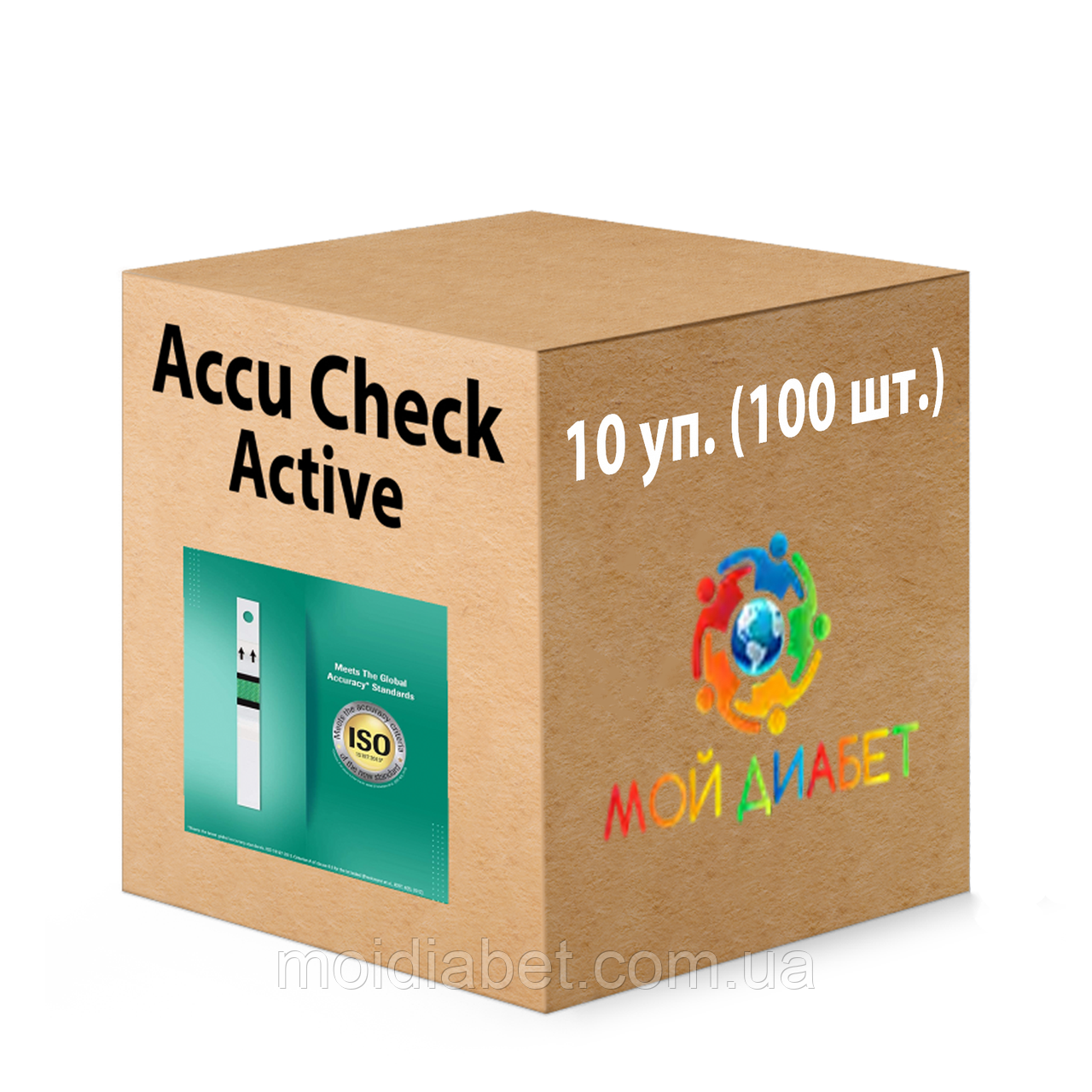 Тест-смужки Accu-Chek Active 100 шт. 10 паковань