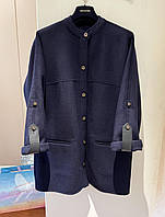 Шерстяное пальто Louis Vuitton с воротником стойка, качество премиум new 2023