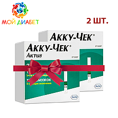 Тест-смужки Accu-Chek Active 100 шт. (Аку-Чек Актив)/200 штук