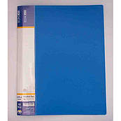 Папка пластикова з 30 файлами Economix, синя