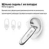 Гарнітура Bluetooth-навушник вкладка Bluetooth 5.0 New Bee LC-B41C White + кейс-чохол  Детальніше: https://maze.com.ua/ua/p1655408, фото 4