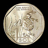 Монета Перу 1 сіль 2019 р. Титаканський свистун